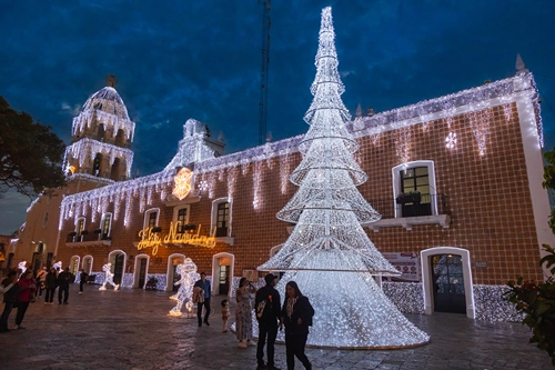 Zócalo de Atlixco en Villa Iluminada